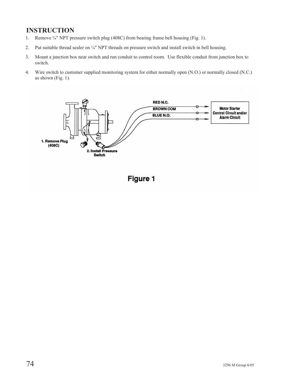 Instruction | Goulds Pumps 3296M - IOM User Manual | Page 78 / 92