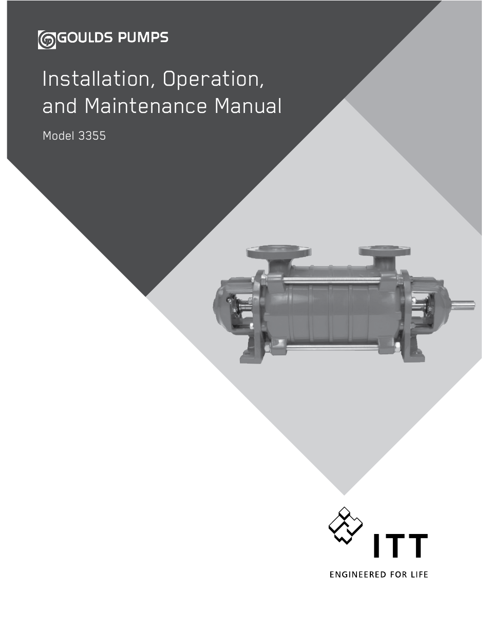 Goulds Pumps 3355 - IOM User Manual | 66 pages