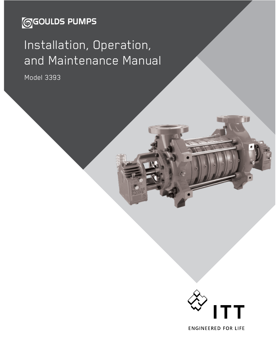 Goulds Pumps 3393 - IOM User Manual | 124 pages
