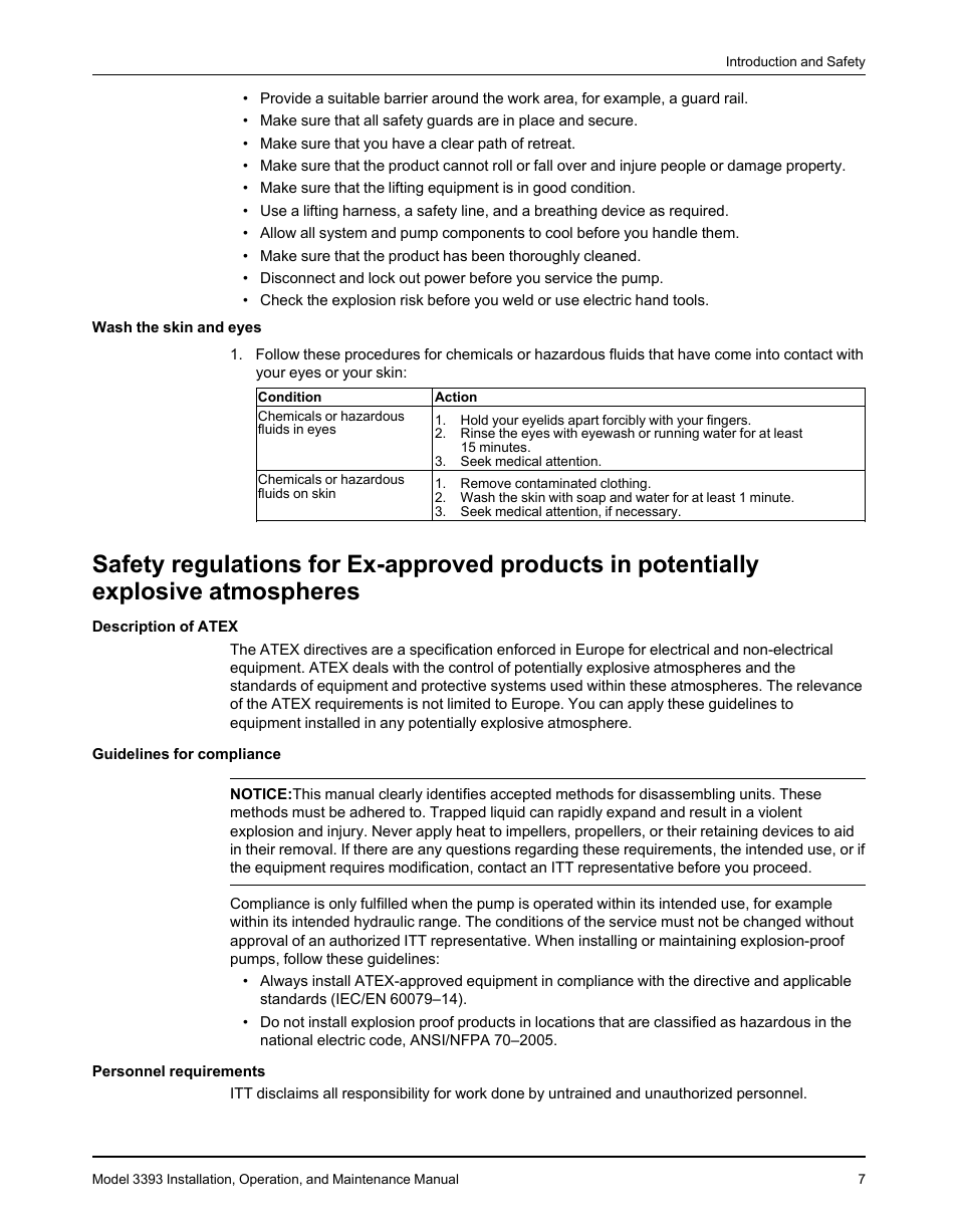 Goulds Pumps 3393 - IOM User Manual | Page 9 / 124