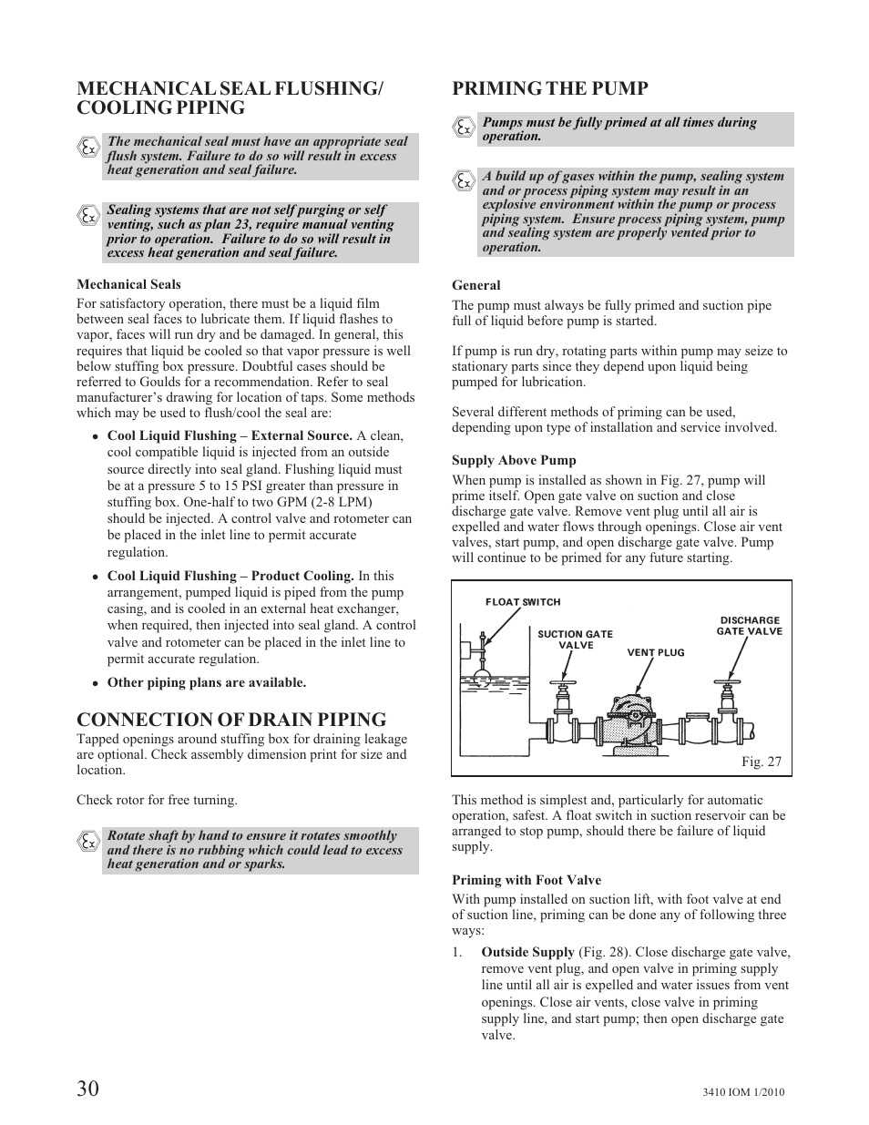 Goulds Pumps 3410 - IOM User Manual | Page 32 / 56