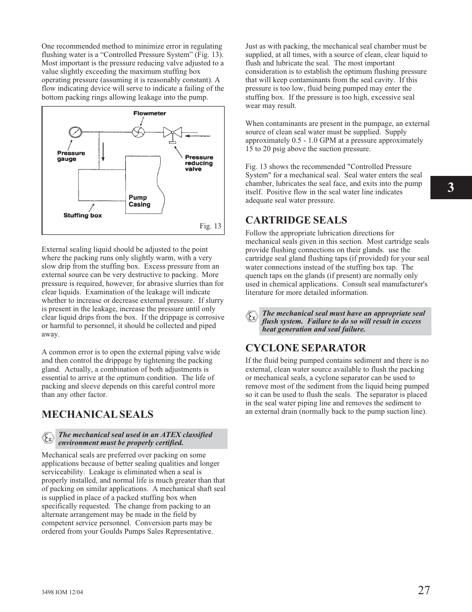 Goulds Pumps 3498 - IOM User Manual | Page 30 / 59