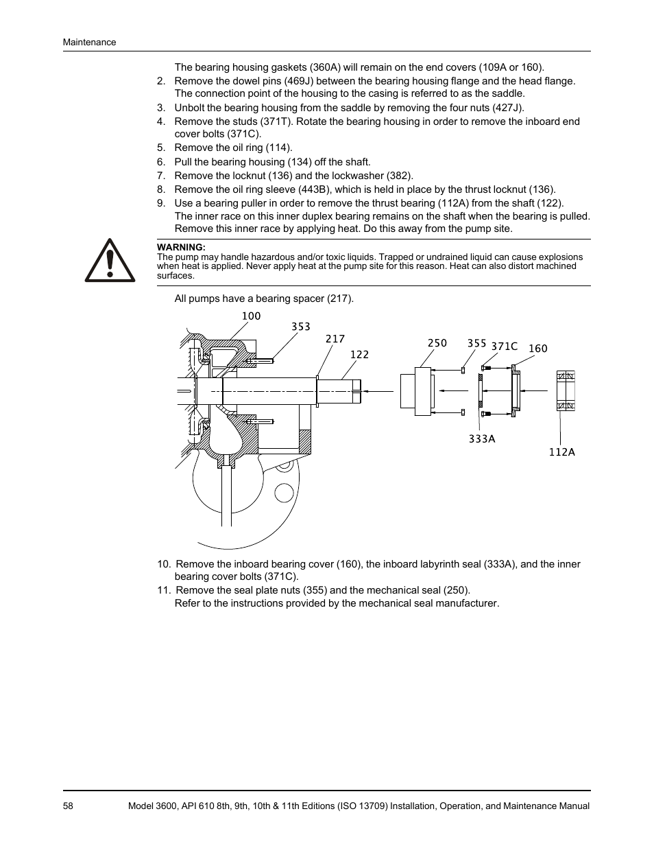 Goulds Pumps 3600 - IOM User Manual | Page 60 / 110