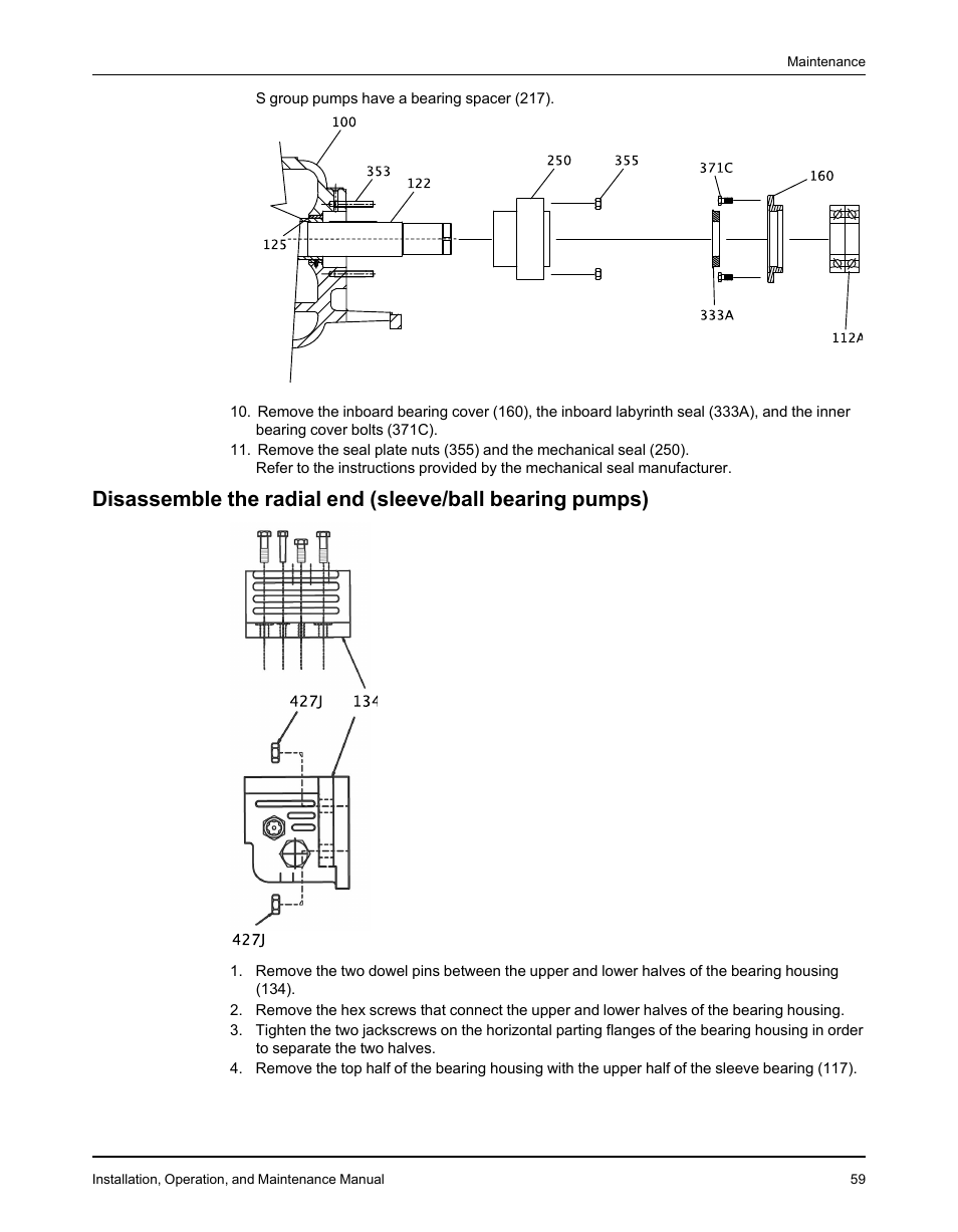 Goulds Pumps 3610 - IOM User Manual | Page 61 / 98