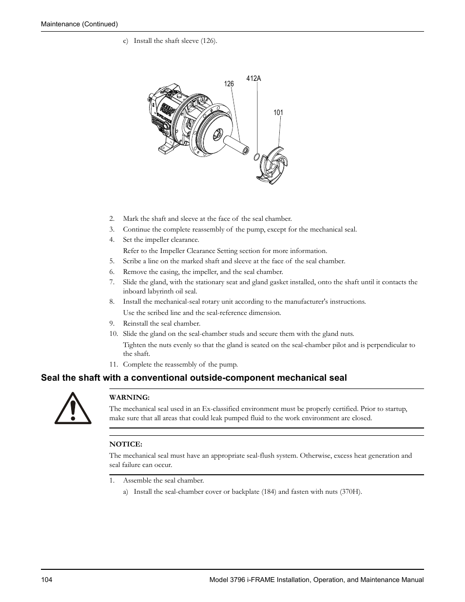 Goulds Pumps 3796 i-FRAME - IOM User Manual | Page 106 / 134