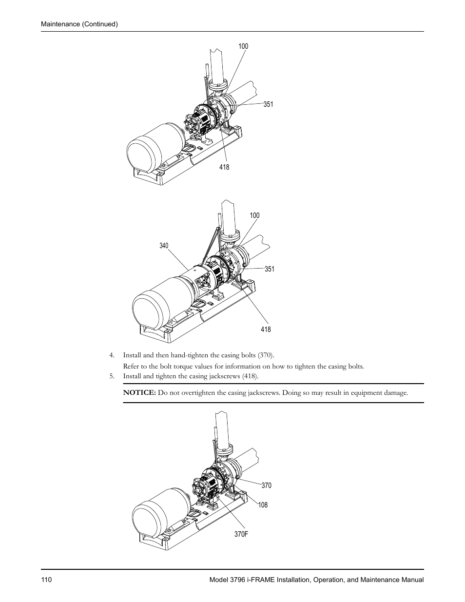 Goulds Pumps 3796 i-FRAME - IOM User Manual | Page 112 / 134