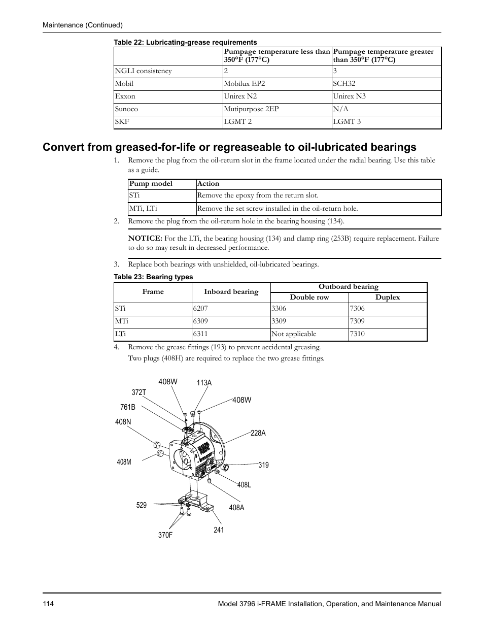 Goulds Pumps 3796 i-FRAME - IOM User Manual | Page 116 / 134