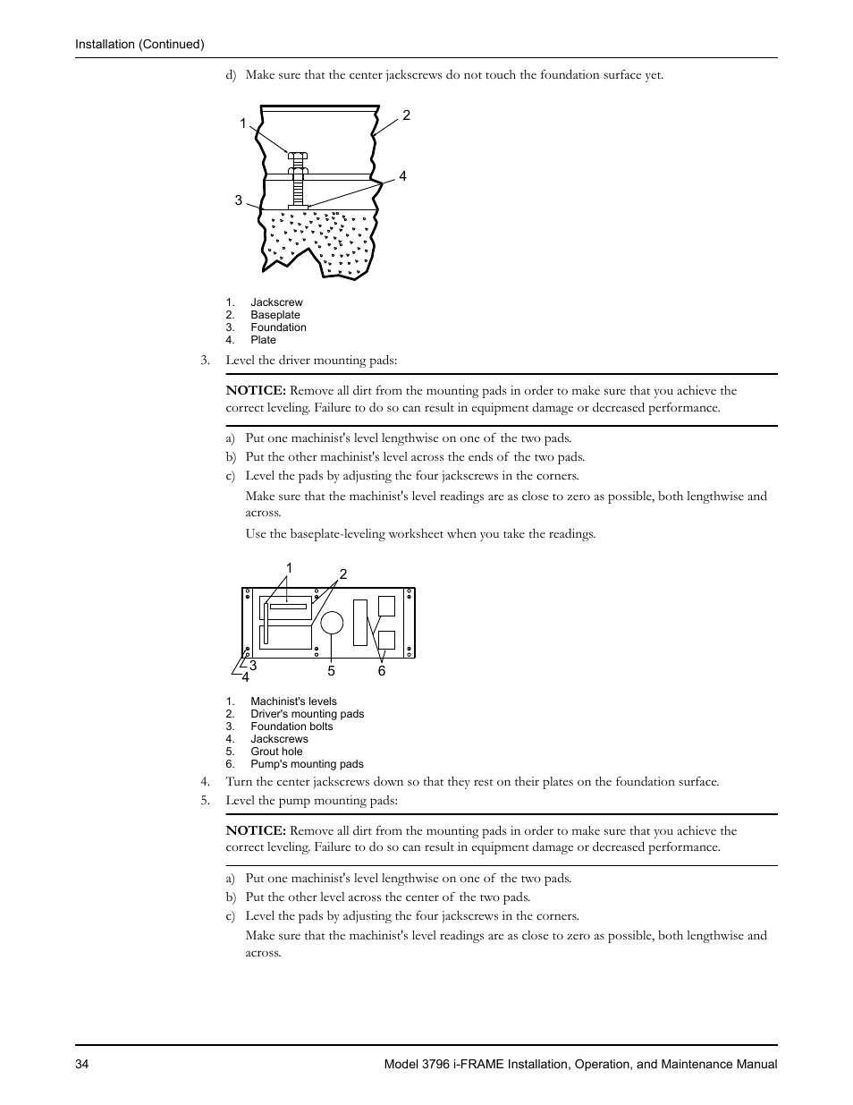 Goulds Pumps 3796 i-FRAME - IOM User Manual | Page 36 / 134
