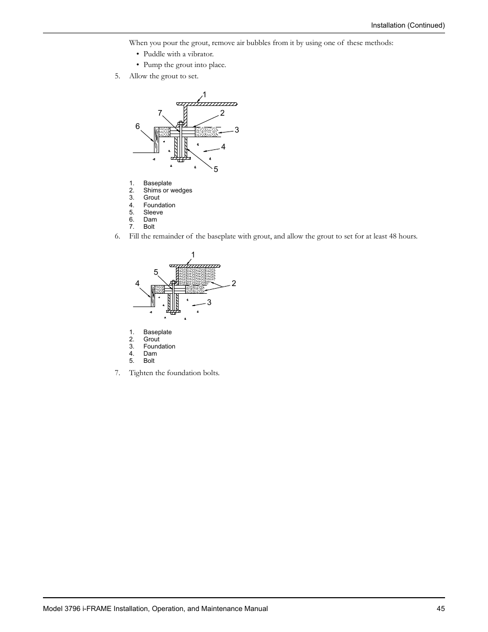 Goulds Pumps 3796 i-FRAME - IOM User Manual | Page 47 / 134