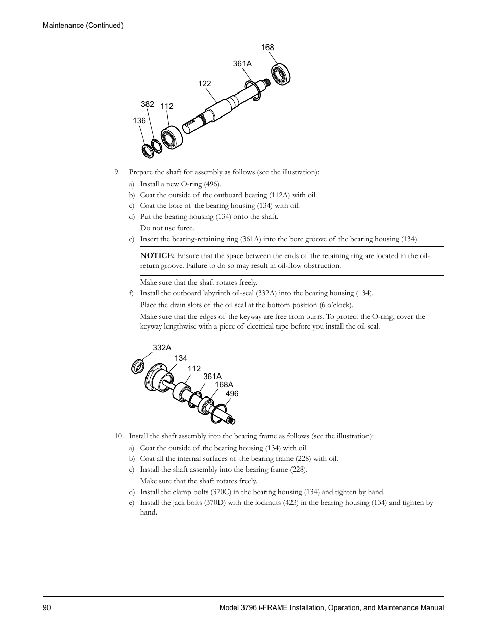 Goulds Pumps 3796 i-FRAME - IOM User Manual | Page 92 / 134