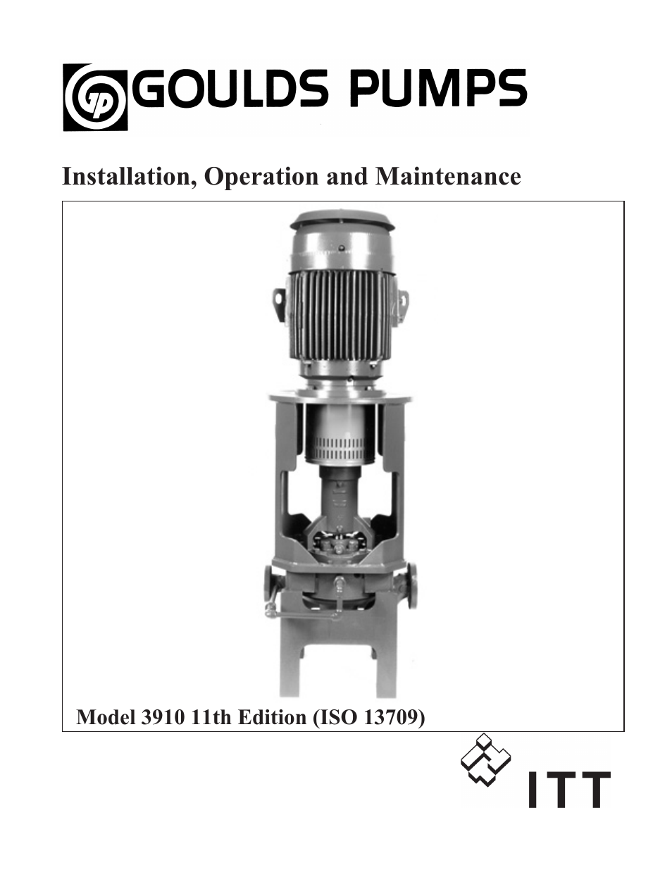 Goulds Pumps 3910 11th ed. - IOM User Manual | 80 pages