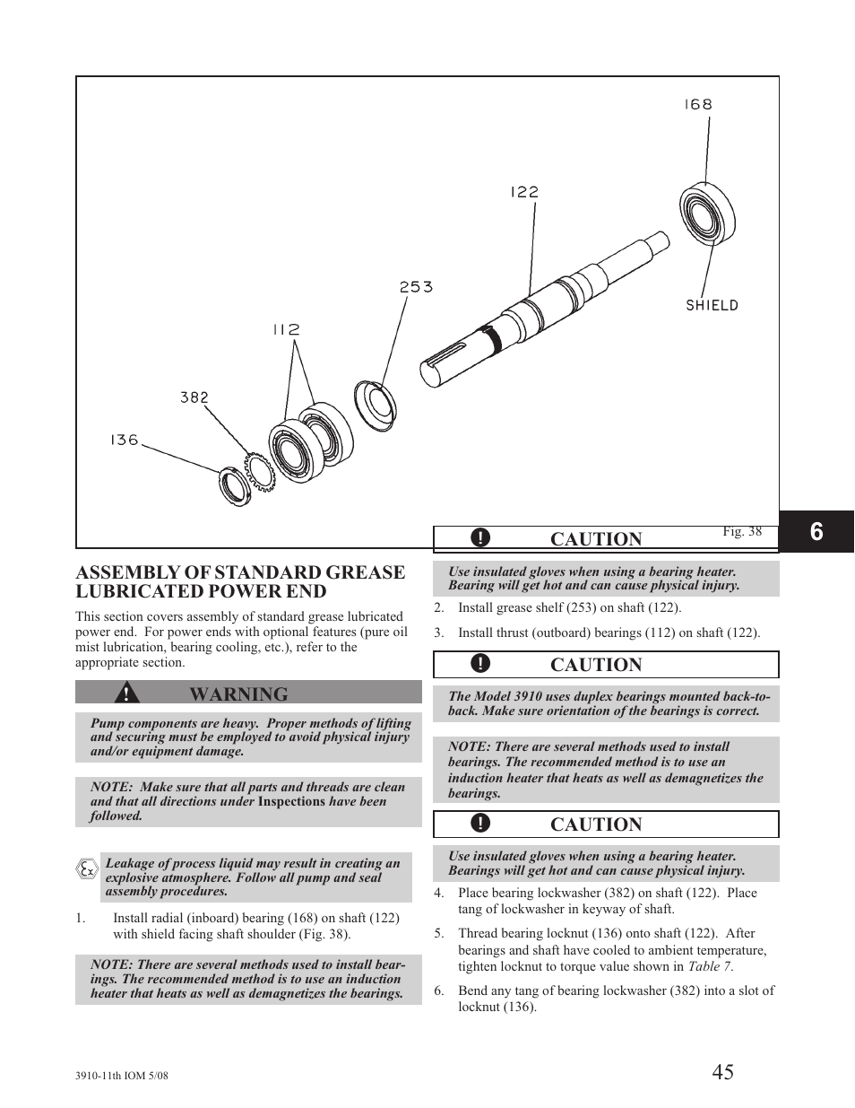 Goulds Pumps 3910 11th ed. - IOM User Manual | Page 45 / 80