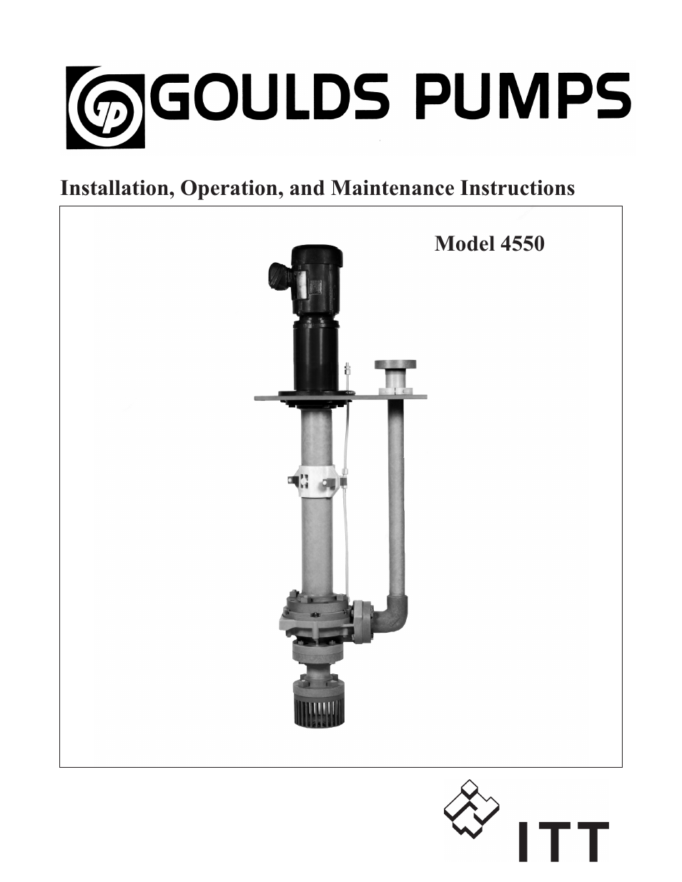 Goulds Pumps 4550 - IOM User Manual | 36 pages