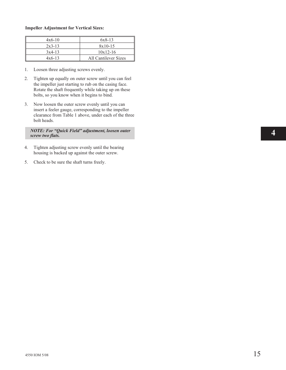 Goulds Pumps 4550 - IOM User Manual | Page 19 / 36