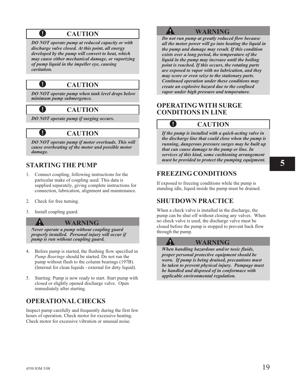 Goulds Pumps 4550 - IOM User Manual | Page 23 / 36