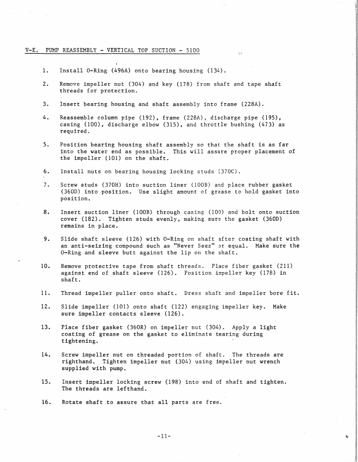 Goulds Pumps 5100 - IOM User Manual | Page 23 / 28