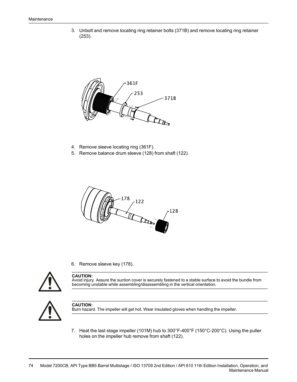 Goulds Pumps 7200CB - IOM User Manual | Page 76 / 132