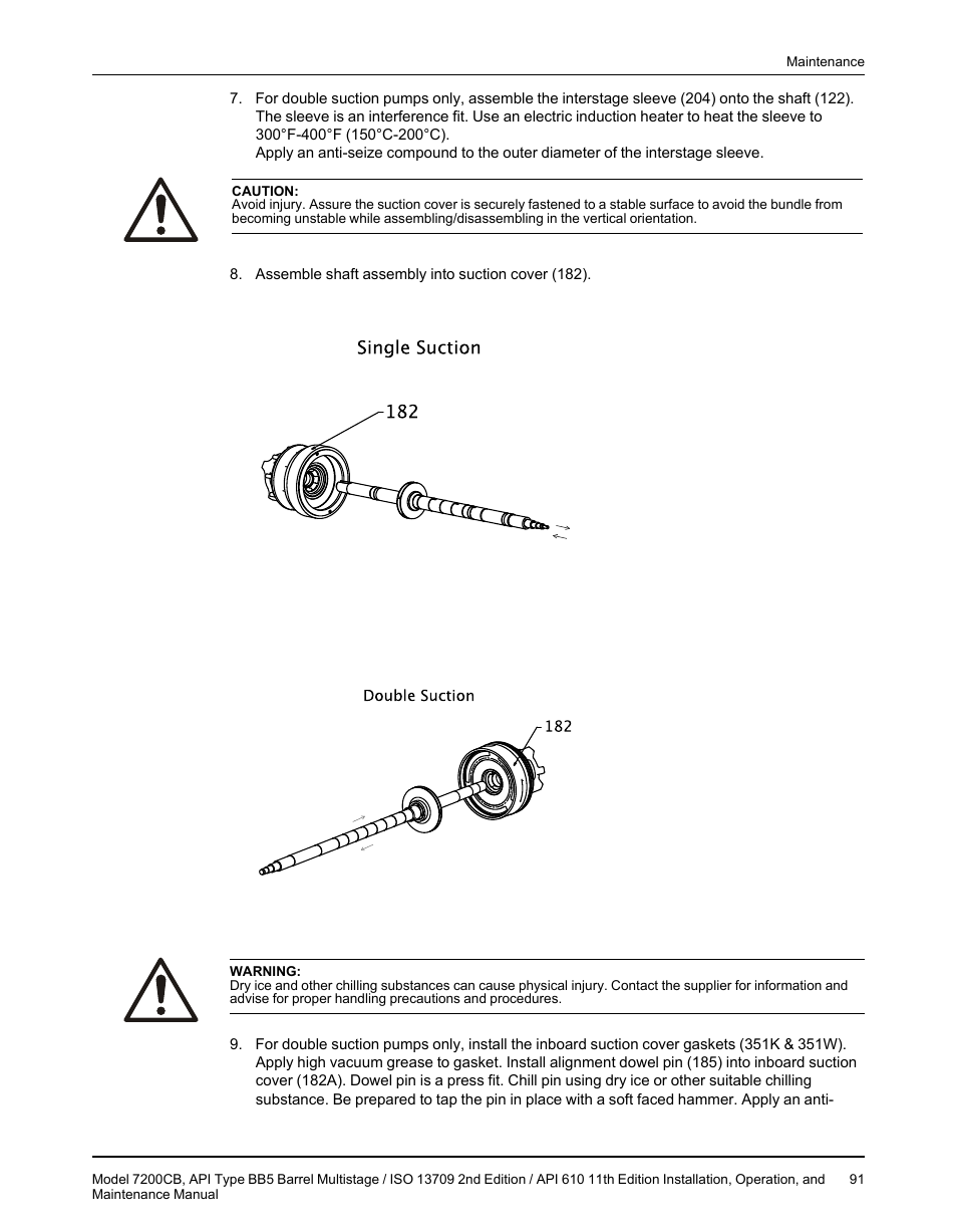 Goulds Pumps 7200CB - IOM User Manual | Page 93 / 132