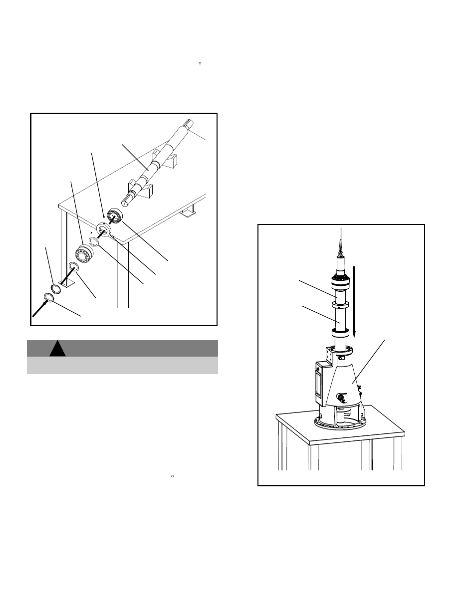 Warning | Goulds Pumps AF (Axial Flow) (6"-36) MXR Bearings" User Manual | Page 58 / 72