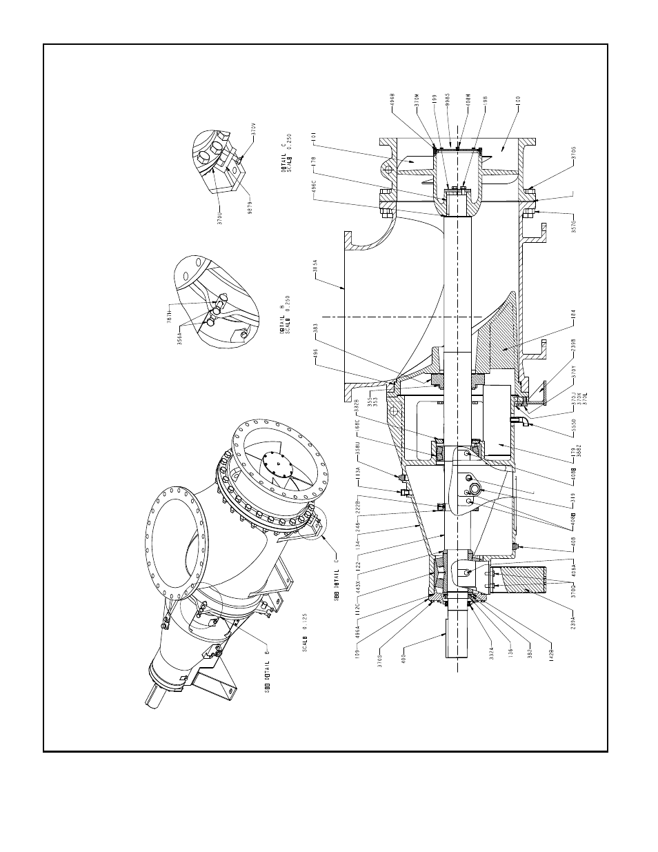 Af with separate casing | Goulds Pumps AF (Axial Flow) (6"-36) MXR Bearings" User Manual | Page 68 / 72