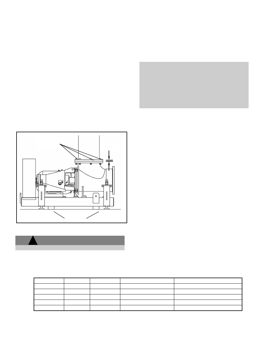 Warning | Goulds Pumps AF (Axial Flow) (42"/1200mm/54/60"/66") LM/LMR Bearings - IOM" User Manual | Page 18 / 64