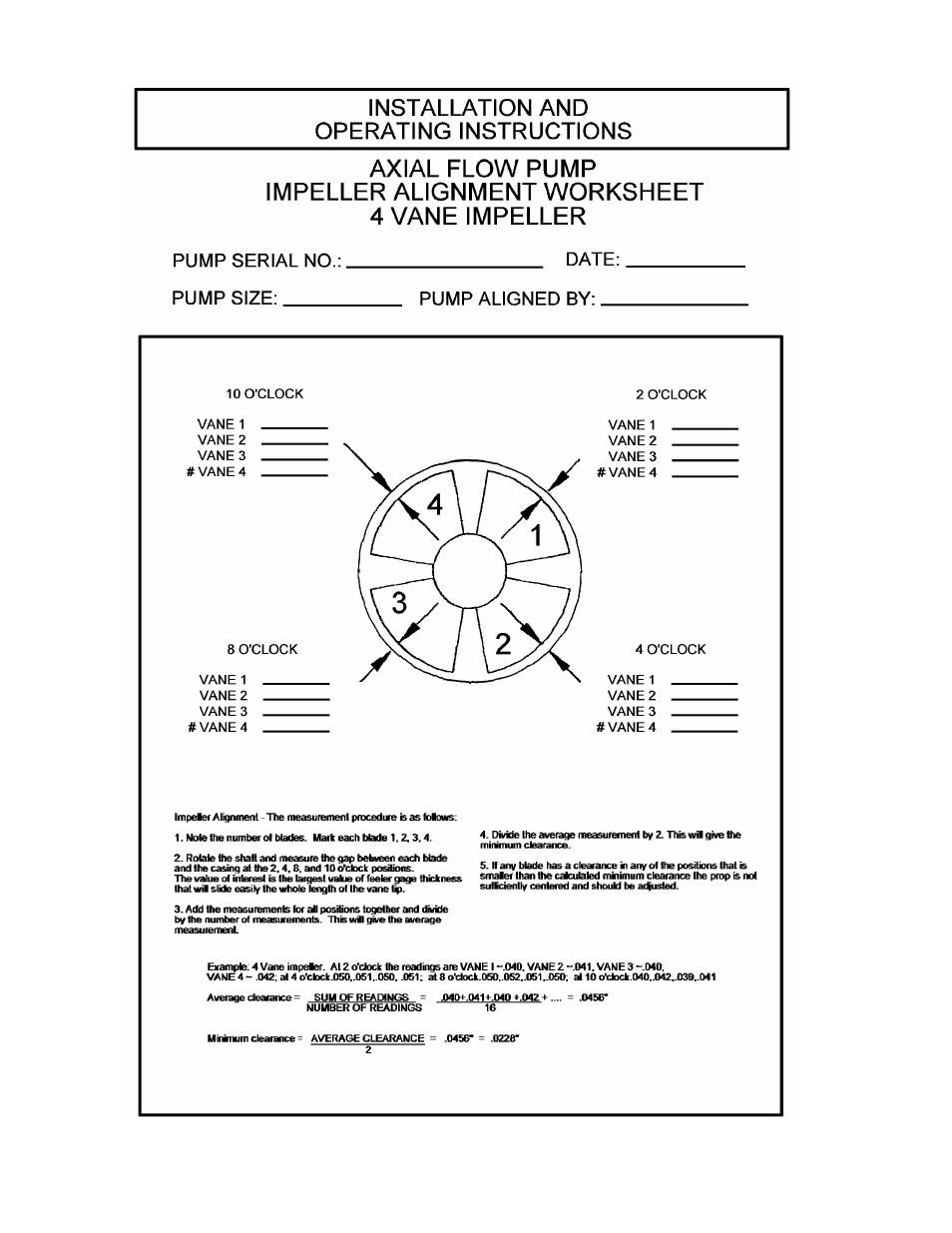 Goulds Pumps AF (Axial Flow) (42"/1200mm/54/60"/66") LM/LMR Bearings - IOM" User Manual | Page 28 / 64