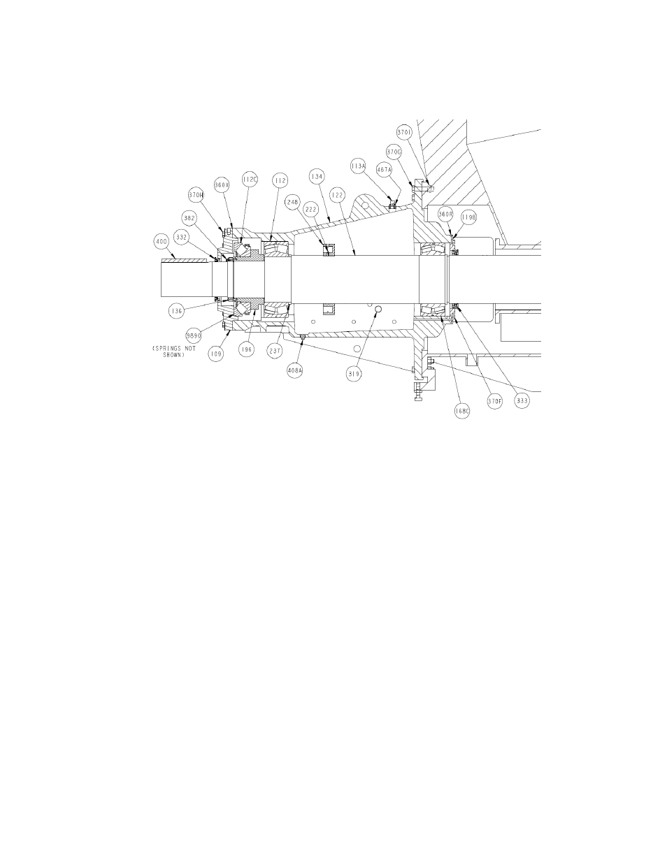 Goulds Pumps AF (Axial Flow) (42"/1200mm/54/60"/66") LM/LMR Bearings - IOM" User Manual | Page 58 / 64