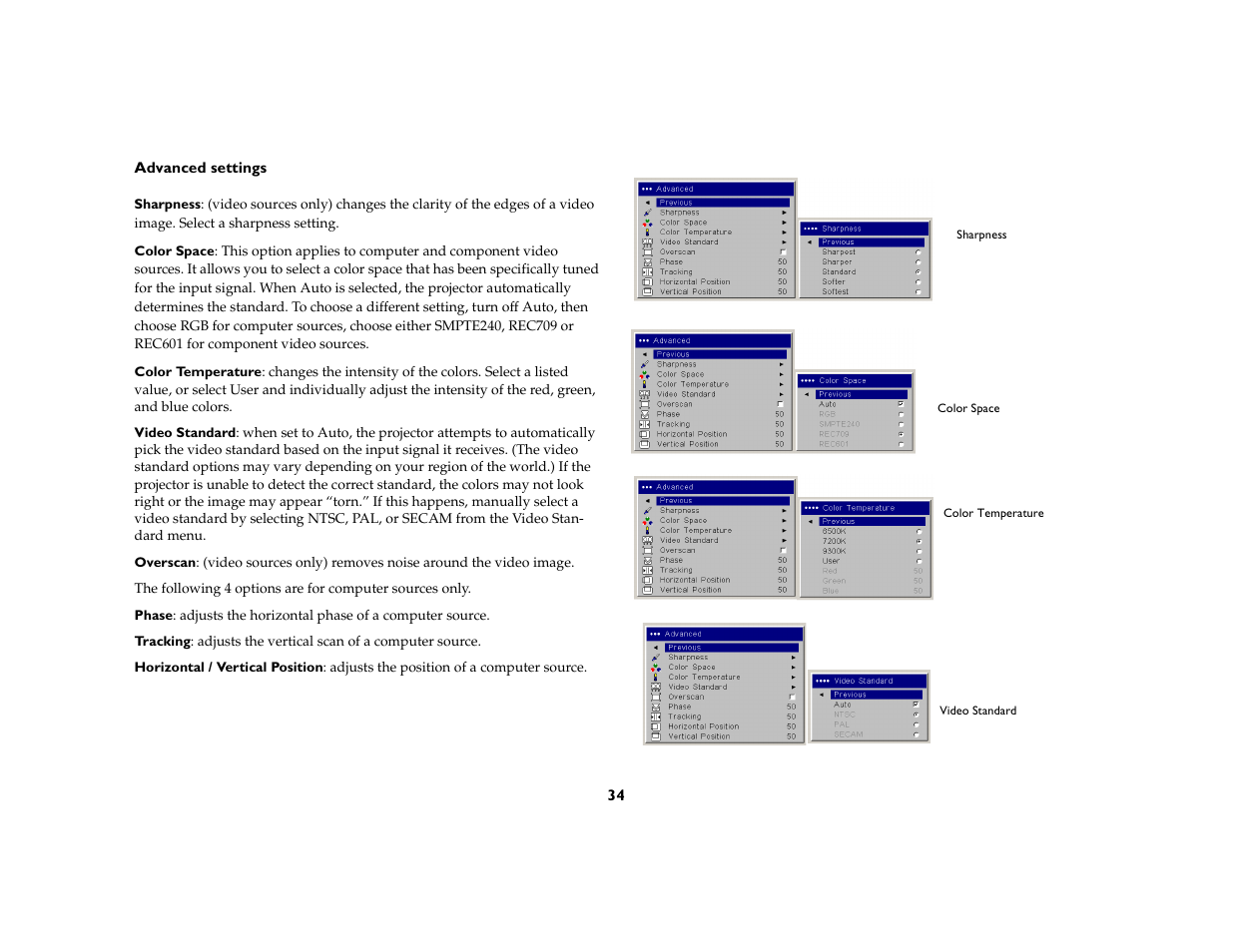 Ask Proxima C440/C450 User Manual | Page 36 / 61