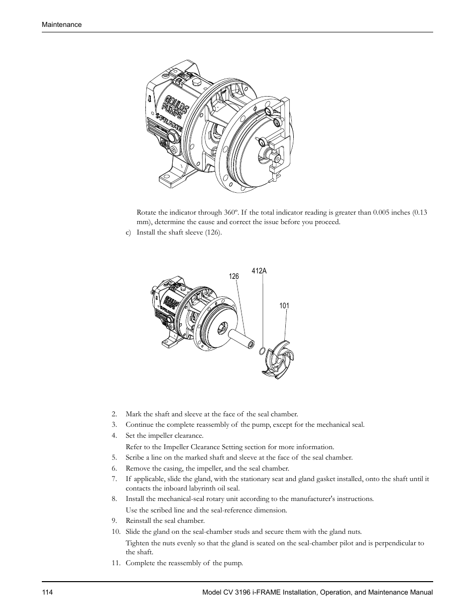 Goulds Pumps CV 3196 i-FRAME - IOM User Manual | Page 116 / 152