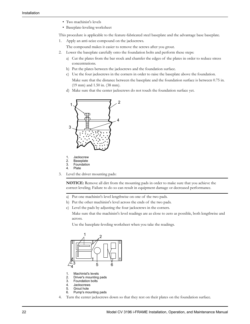 Goulds Pumps CV 3196 i-FRAME - IOM User Manual | Page 24 / 152