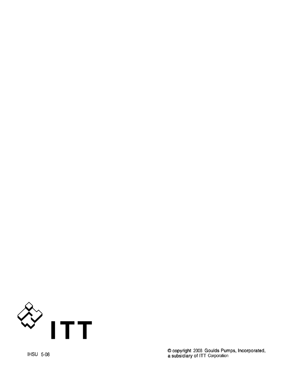 Goulds Pumps HSU - IOM User Manual | Page 16 / 16