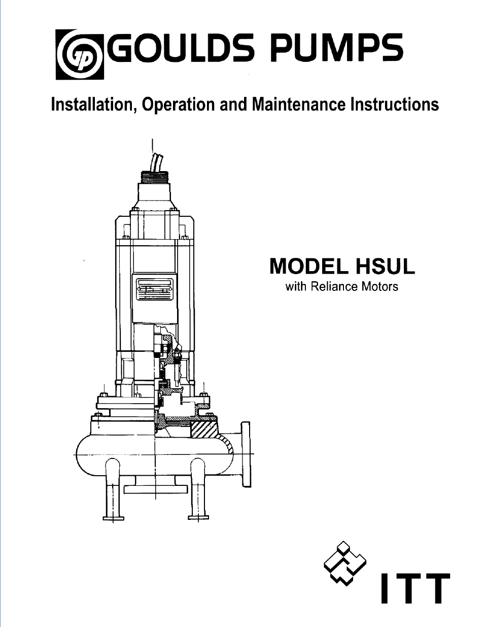 Goulds Pumps HSUL - IOM User Manual | 16 pages