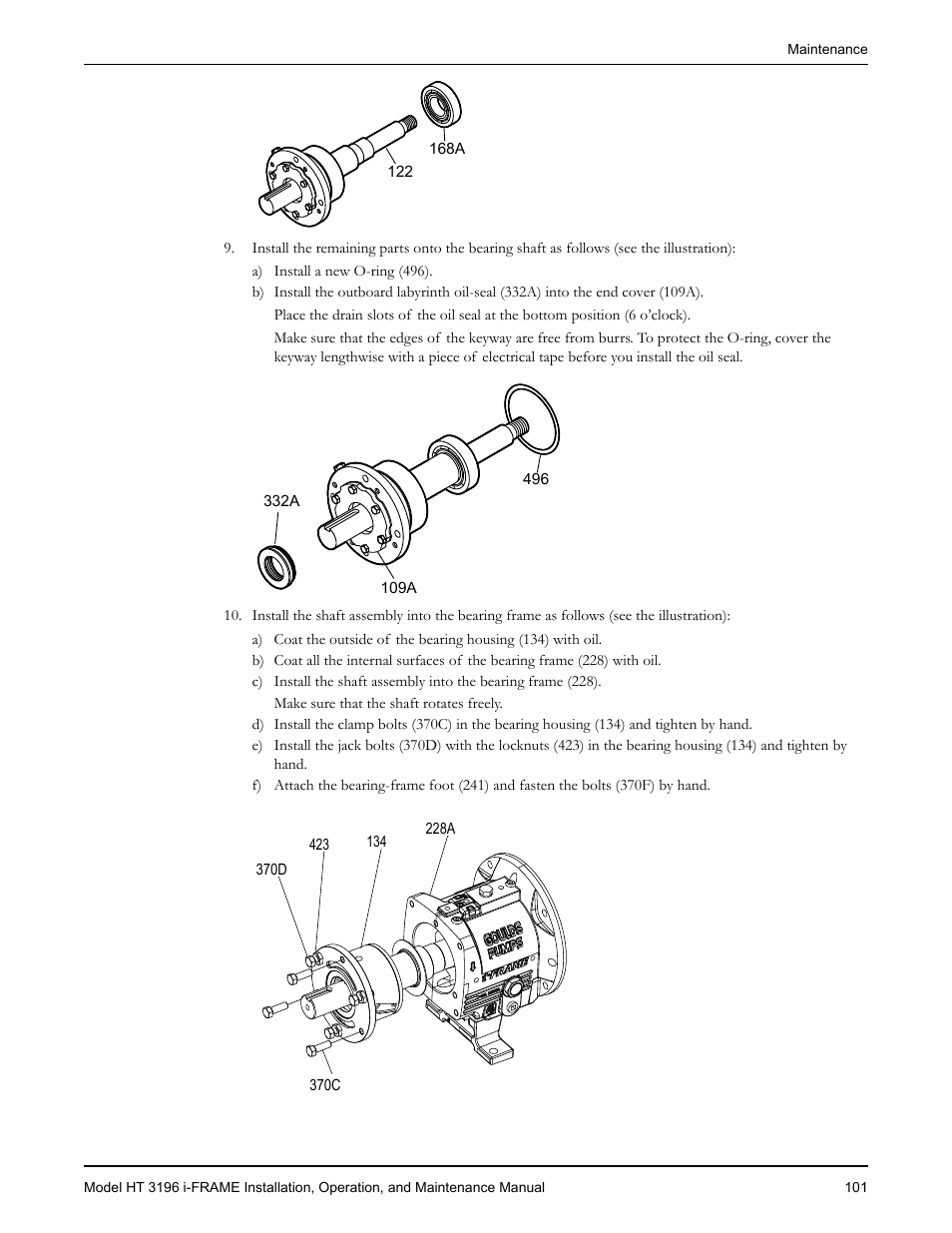 Goulds Pumps HT 3196 i-FRAME - IOM User Manual | Page 103 / 148
