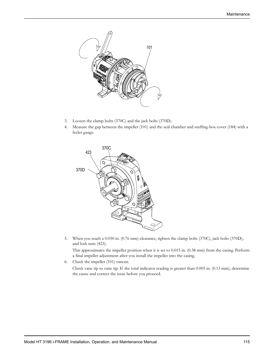 Goulds Pumps HT 3196 i-FRAME - IOM User Manual | Page 117 / 148