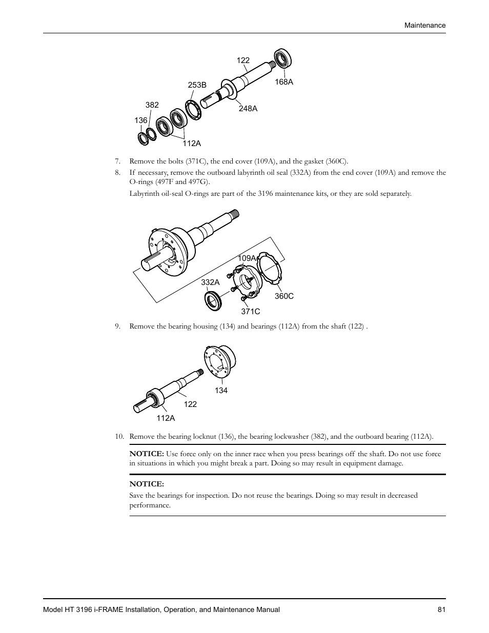Goulds Pumps HT 3196 i-FRAME - IOM User Manual | Page 83 / 148