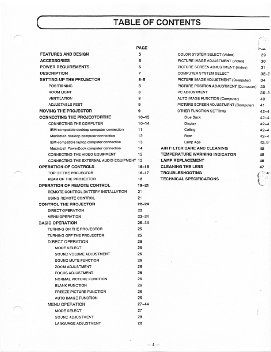 Ask Proxima Ultralight LS1 User Manual | Page 6 / 49