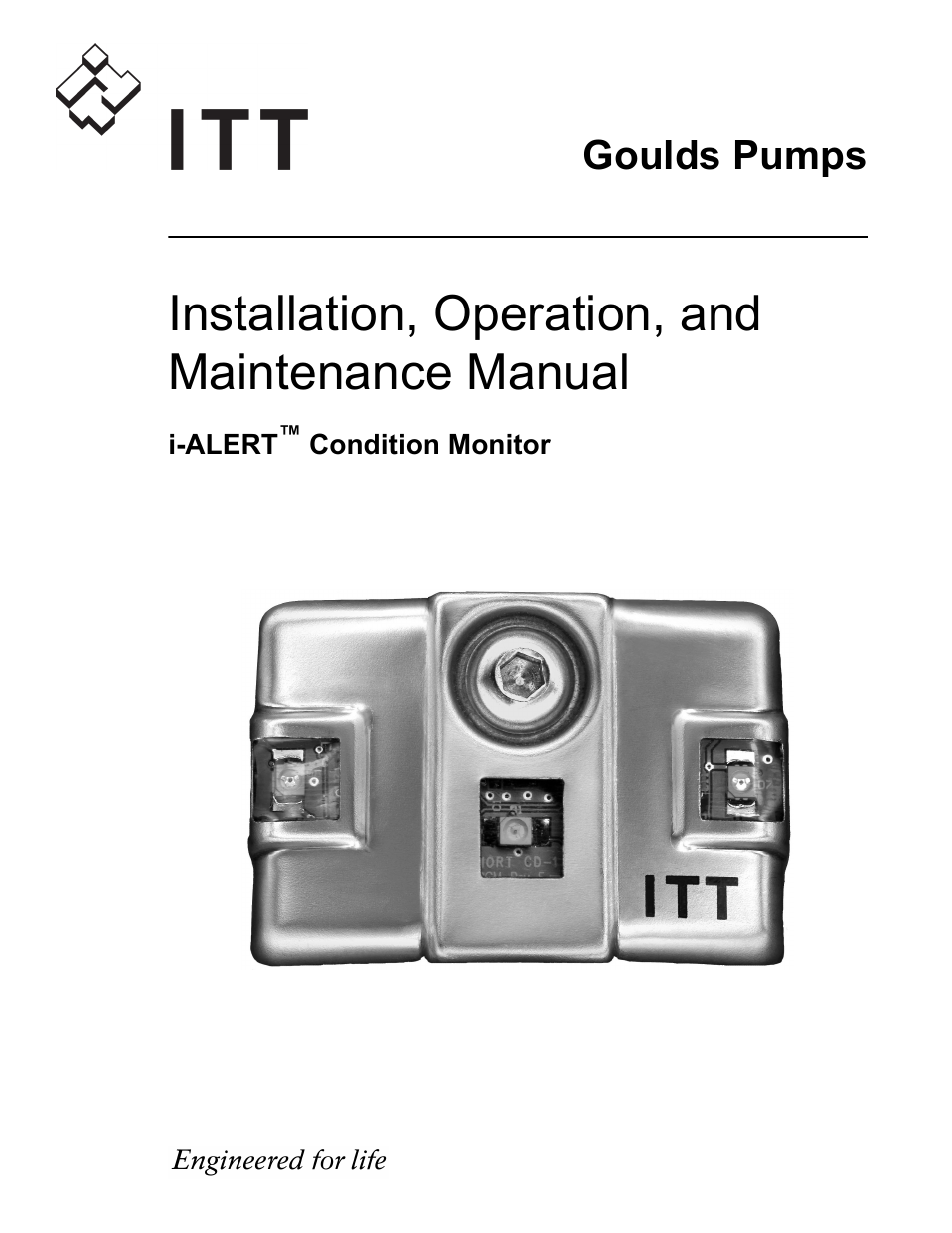 Goulds Pumps i-ALERT Condition Monitor User Manual | 24 pages