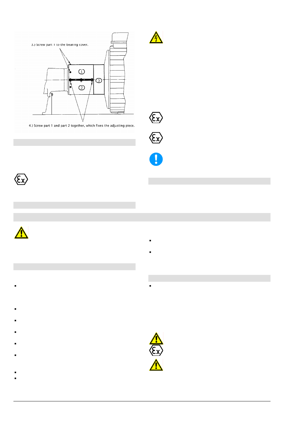 Model icp, Start-up, operation, shut down, 4 drive | 5 electric connection, 6 final control, 1 initial start-up, 2 switch on drive | Goulds Pumps ICP - IOM User Manual | Page 21 / 31