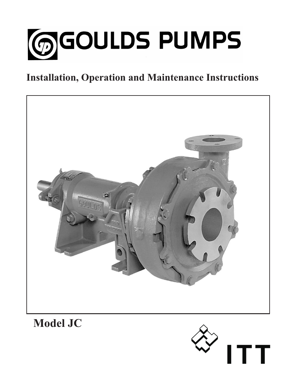 Goulds Pumps JC - IOM User Manual | 36 pages