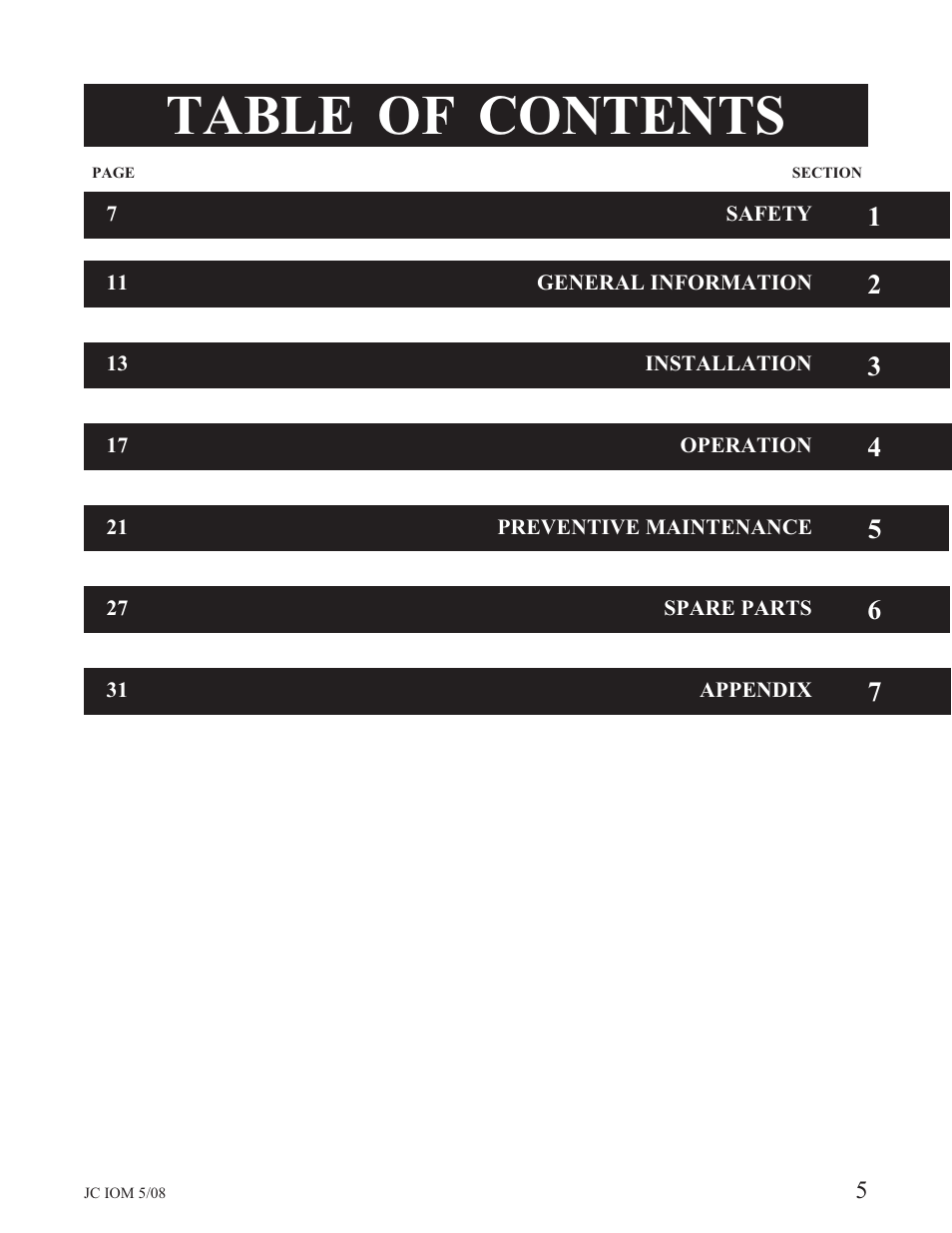 Goulds Pumps JC - IOM User Manual | Page 3 / 36