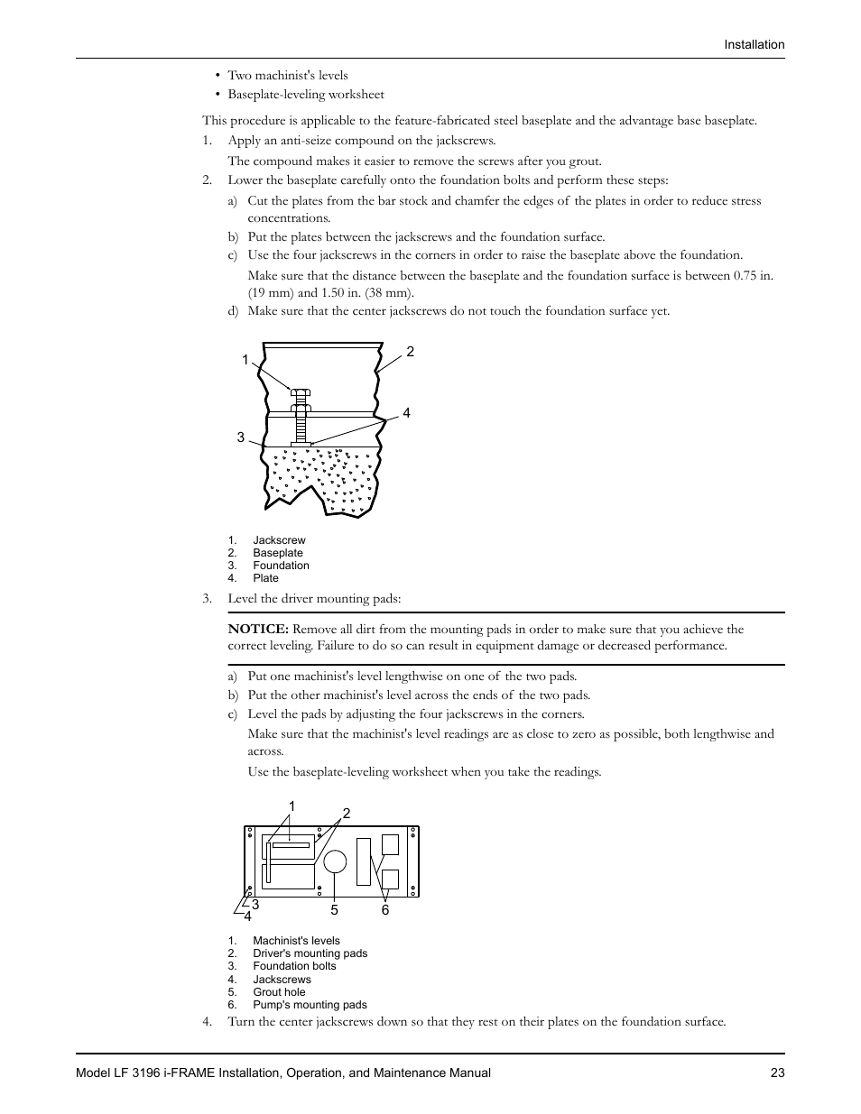 Goulds Pumps LF 3196 i-FRAME - IOM User Manual | Page 25 / 142