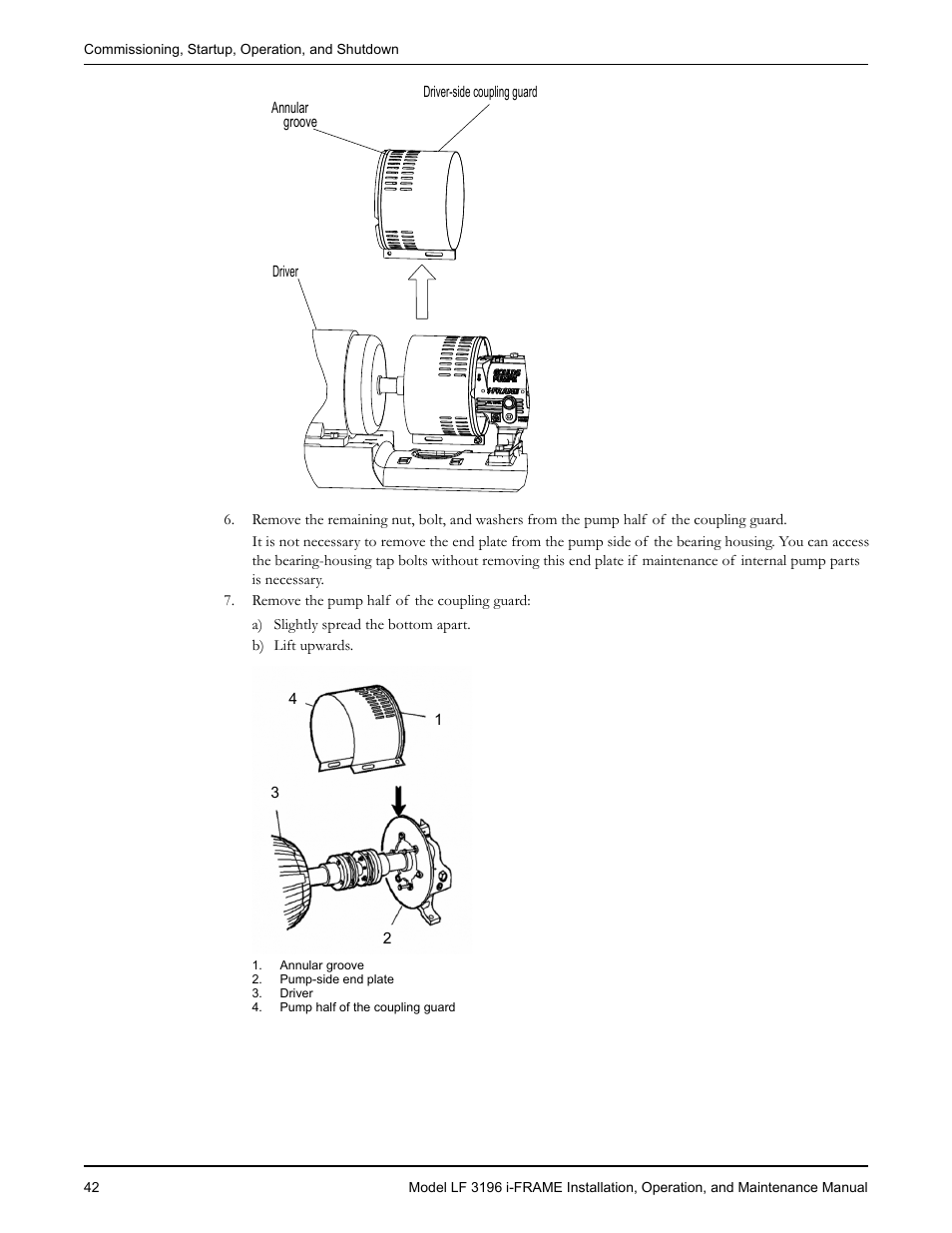 Goulds Pumps LF 3196 i-FRAME - IOM User Manual | Page 44 / 142