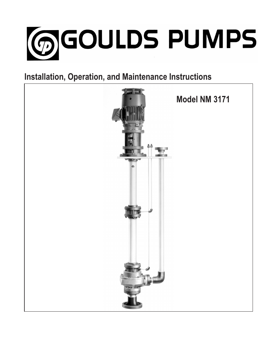 Goulds Pumps NM3171 - IOM User Manual | 40 pages