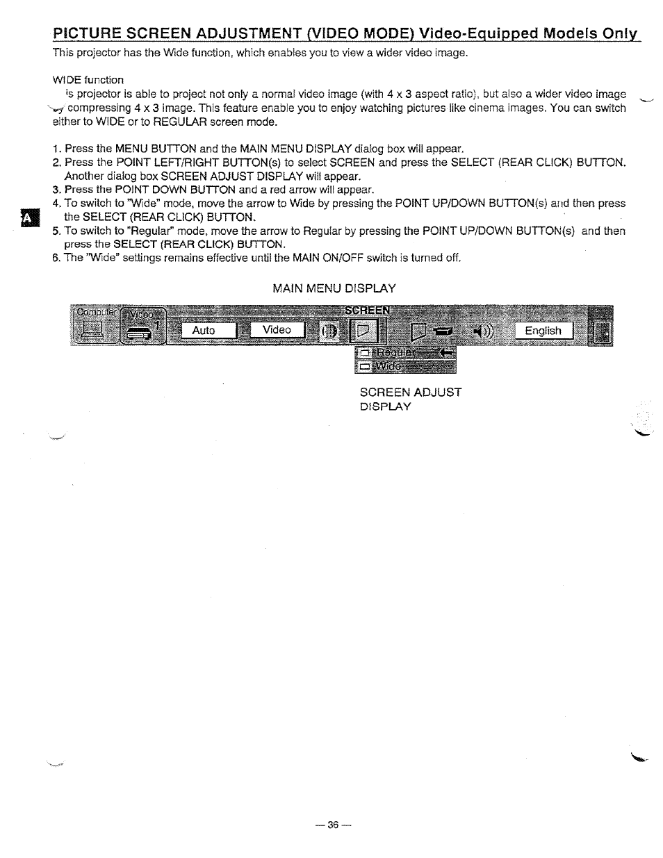 I:.)) i | Ask Proxima Pro AV 9310L User Manual | Page 34 / 49