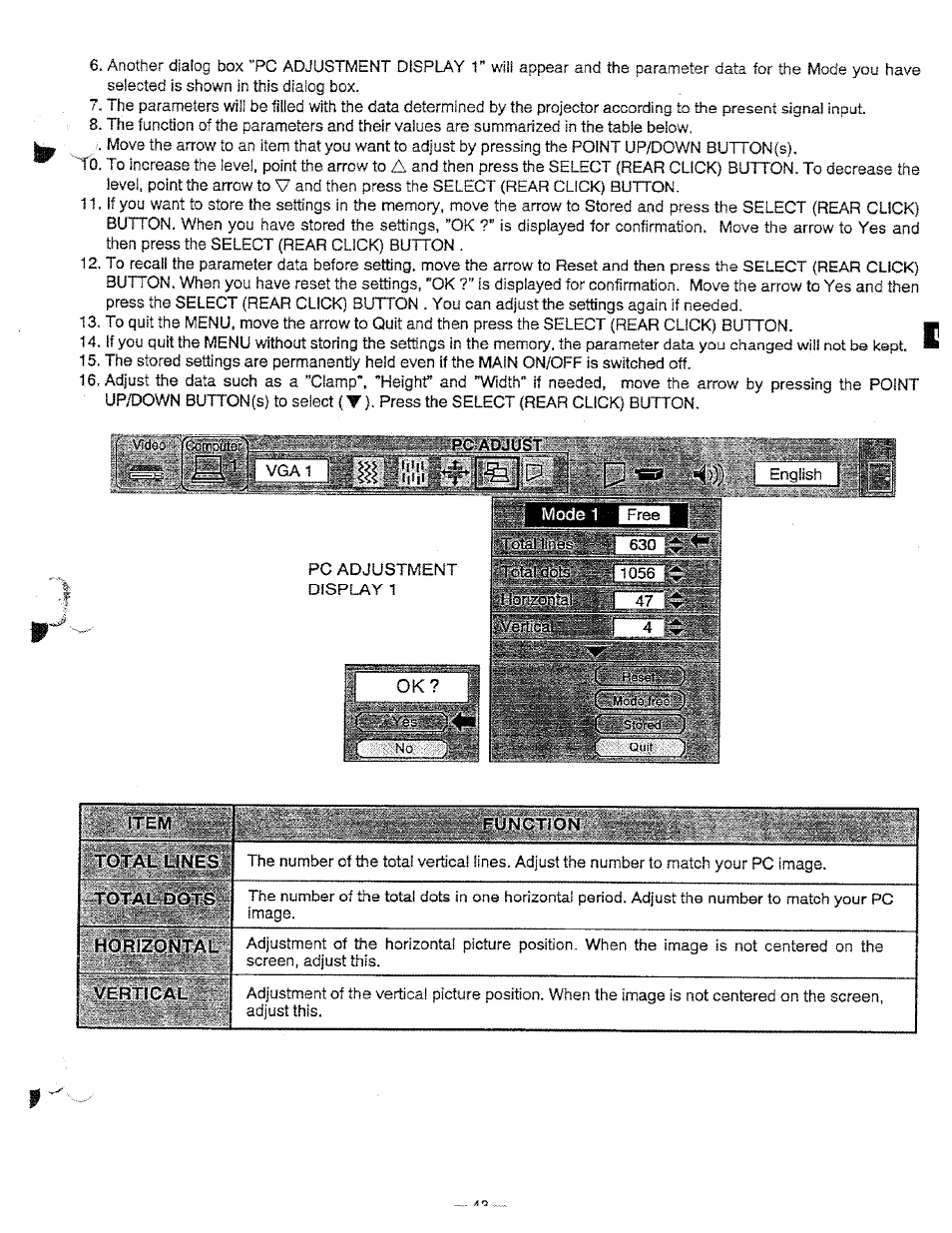 Ask Proxima Pro AV 9310L User Manual | Page 41 / 49