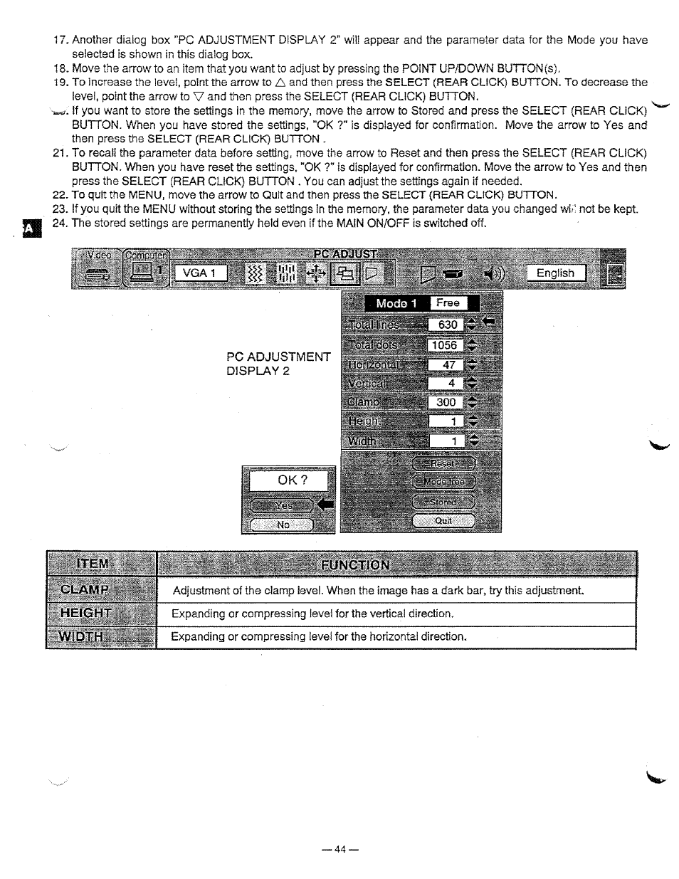 Ask Proxima Pro AV 9310L User Manual | Page 42 / 49