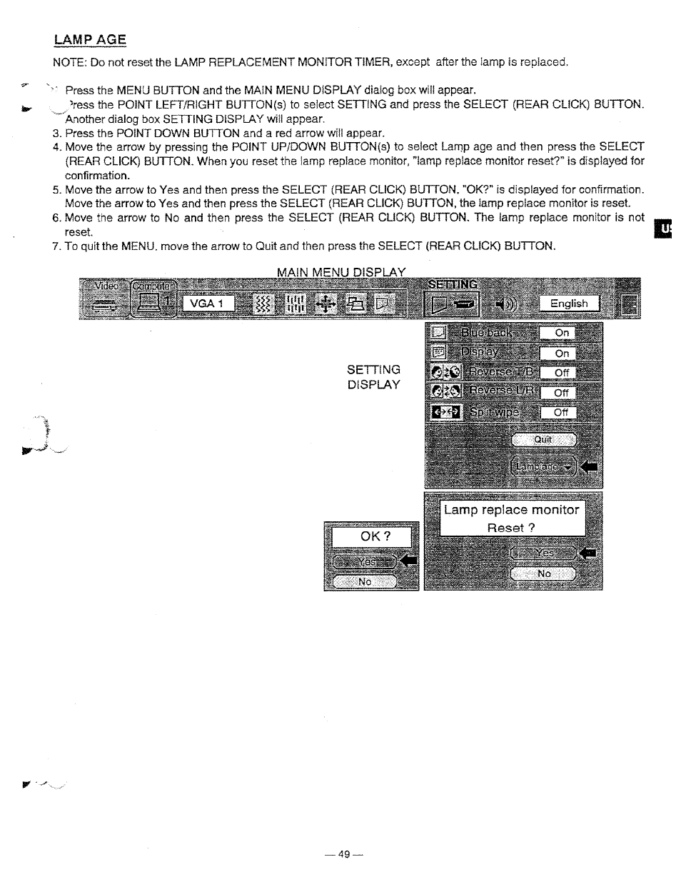 Ask Proxima Pro AV 9310L User Manual | Page 47 / 49