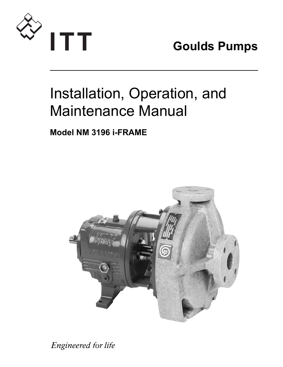 Goulds Pumps NM 3196 i-FRAME - IOM User Manual | 126 pages