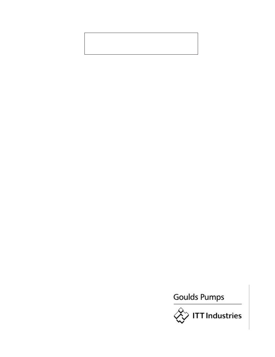 Goulds Pumps SRL Series - IOM User Manual | Page 3 / 46