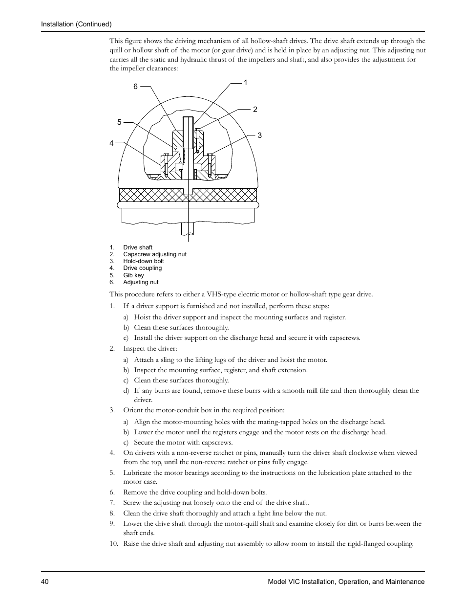 Goulds Pumps VIC - IOM User Manual | Page 42 / 72